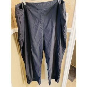 Drapers And Damon's Women's‎ Elastic Waist Pull on Black Slacks Size 3X